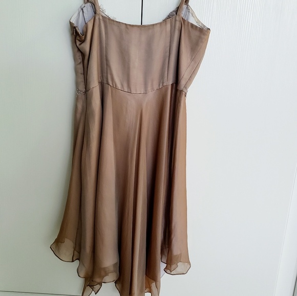 Blush Beaded/Lace Bodice Cocktail Dress - Picture 2 of 8